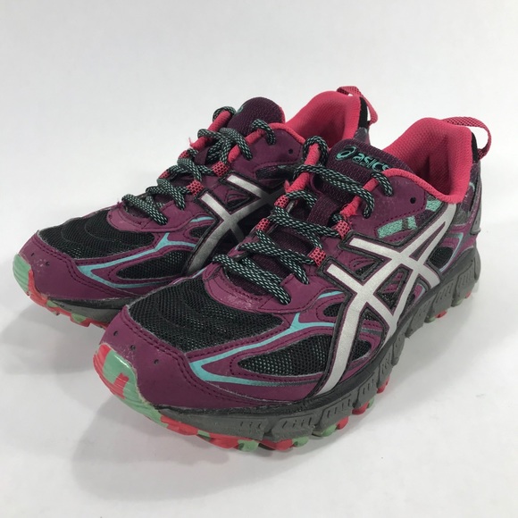 Asics Gel Scram 3 Size 11 Purple Black Blue Sz 7.5 - Picture 4 of 11